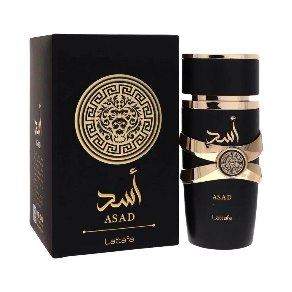Lattafa Asad Perfume Concentrated Fluid Fragrance for Men 3 fl oz Regular Size