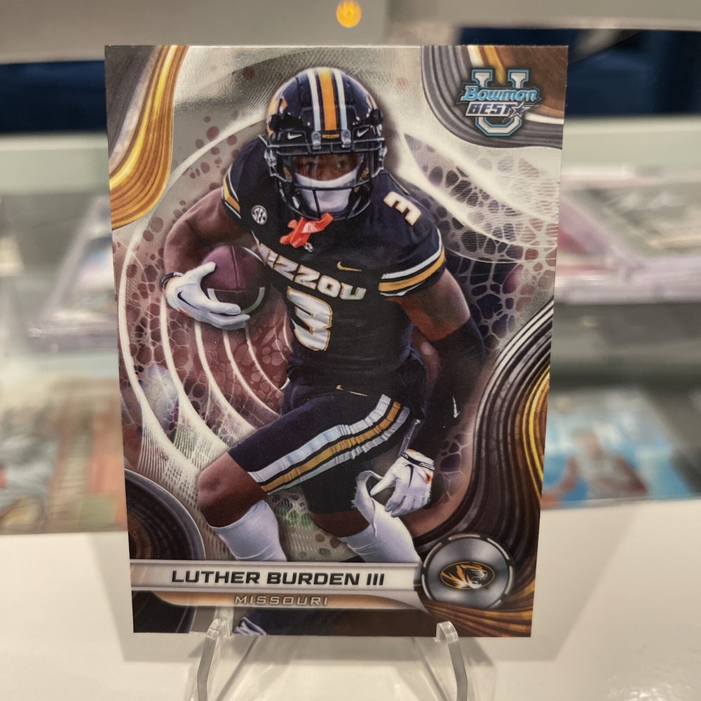 Luther Burden III 2024 Bowman Best University #21 Missouri WR 🔥