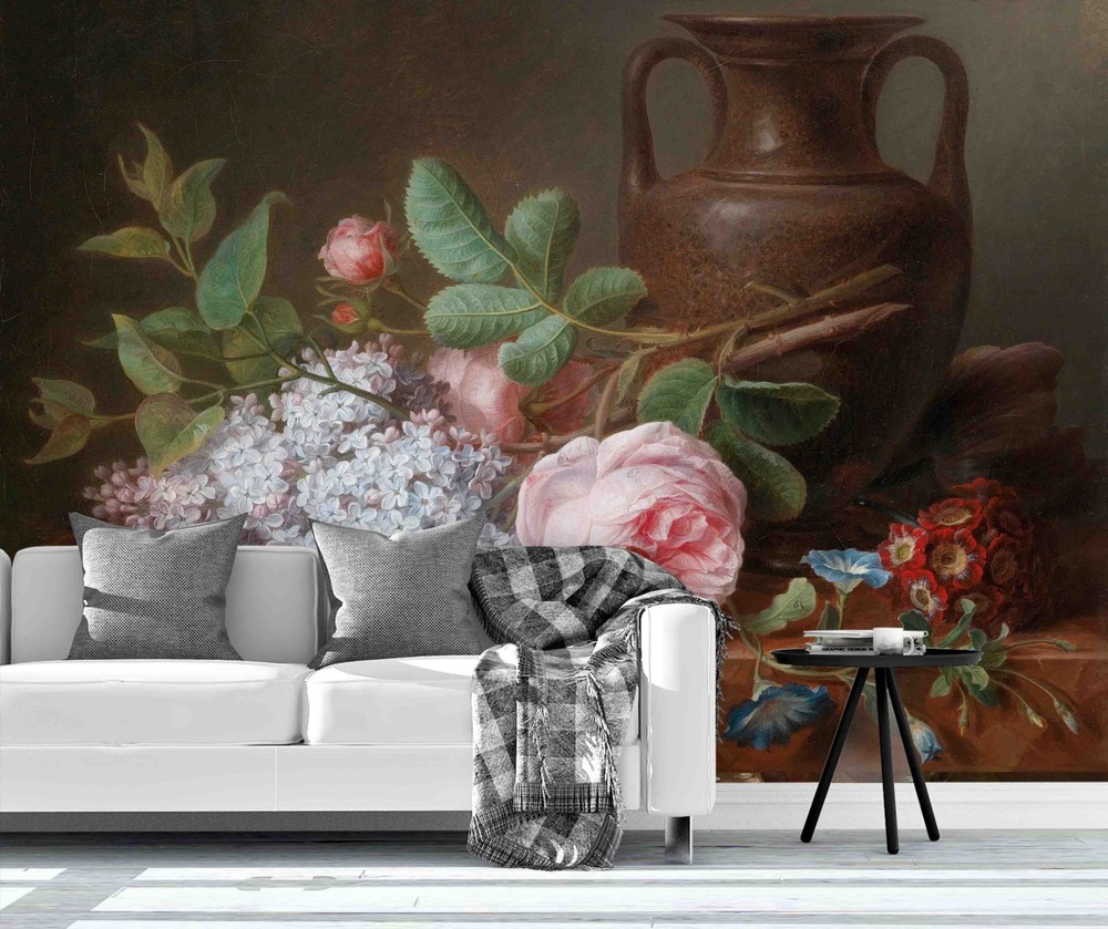 3D Flowers Still Life Oil Painting Wall Murals Wallpaper Murals Wall Sticker 59