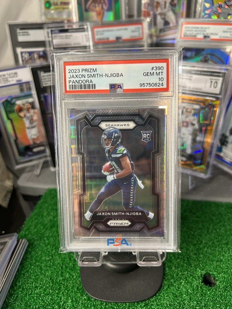 2023 Panini Prizm - Rookies Pandora Prizm #390 Jaxon Smith-Njigba /400 (RC)