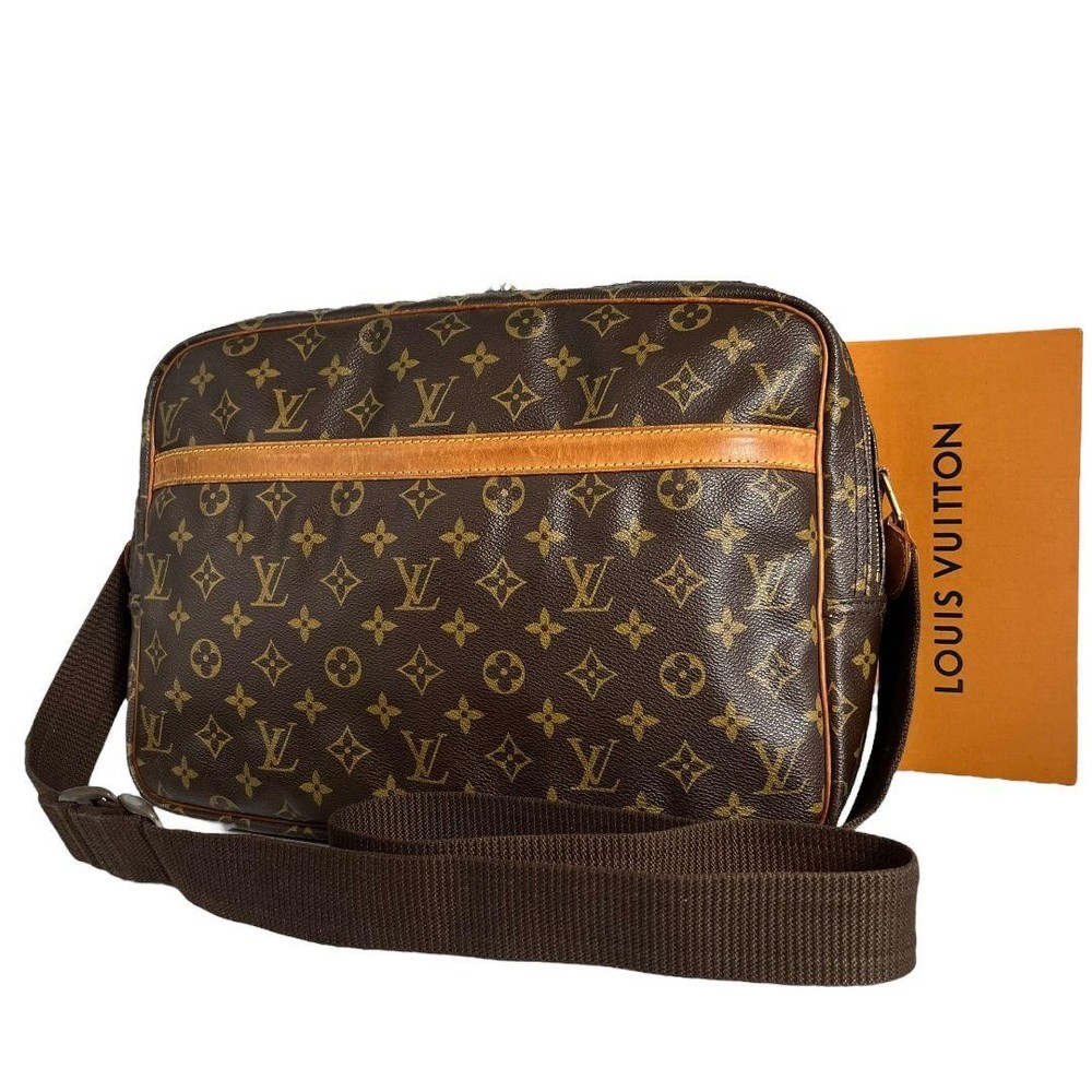 Louis Vuitton Reporter GM Monogram Crossbody Shoulder Bag