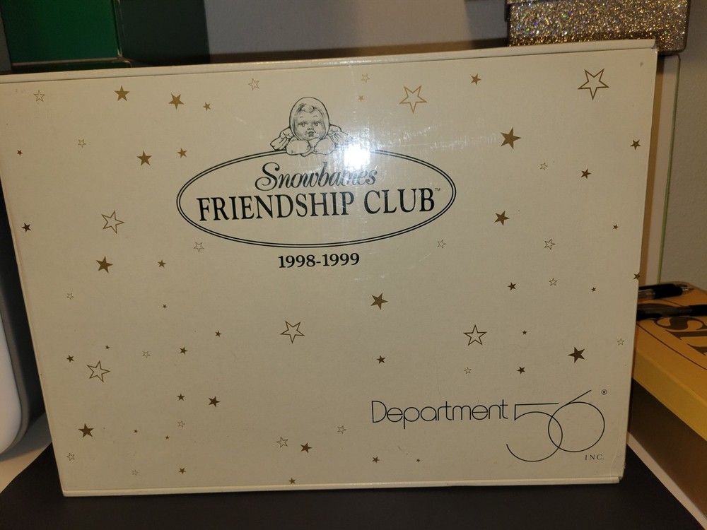 SEALED Department 56 Snowbabies Friendship Club 1998-1999 Box Set #68889