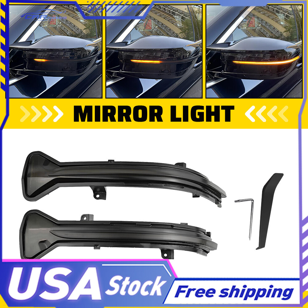 Dynamic LED Lamp Mirror Turn Signal Light For BMW 5 Series G30 G31 2017 18-2023