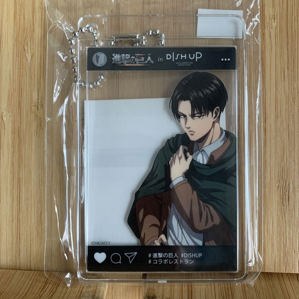 Attack On Titan Levi Dishup Snsframe Keychain