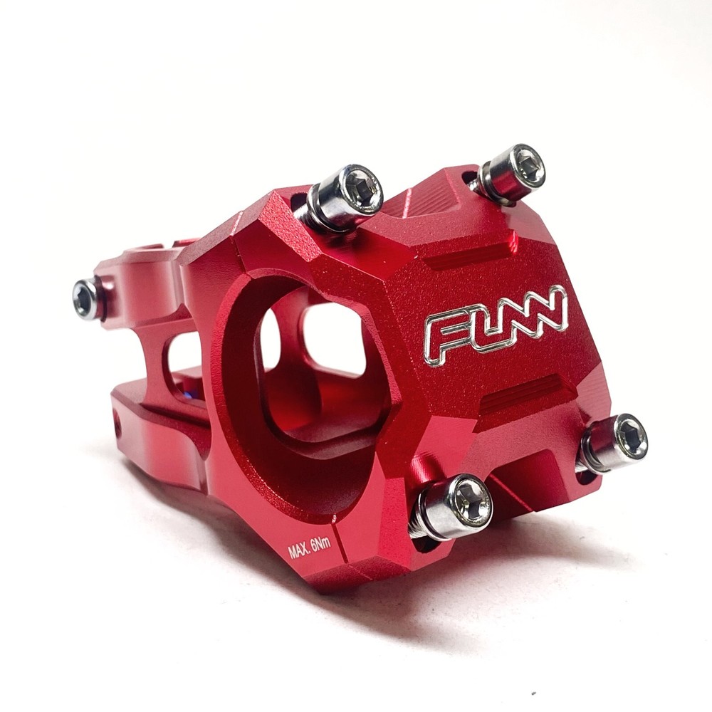 Funn Strippa EVO MTB Stem, Bar Clamp 35mm (Length 45mm, Red)- Clearance Sale-image