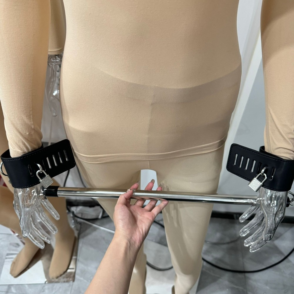 Detachable Handcuffs Ankle Cuffs Spreader Bar BDSM Bondage Couple Slave Roleplay