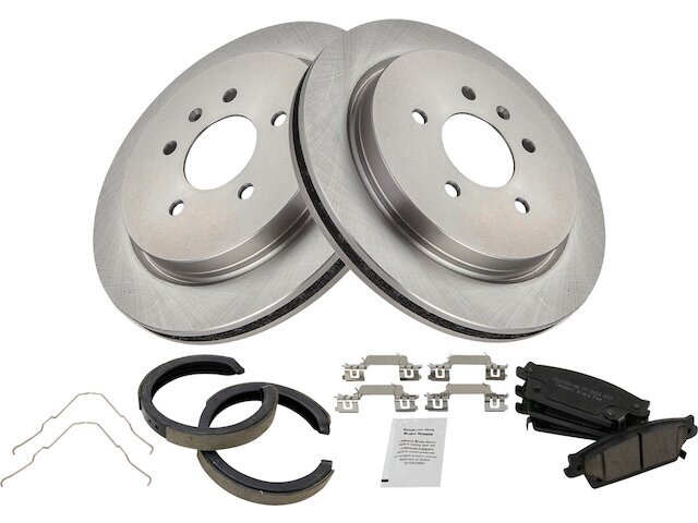 2005-2009 Cadillac STS Rear Brake Pad Rotor & Parking Brake Kit 87QYHH