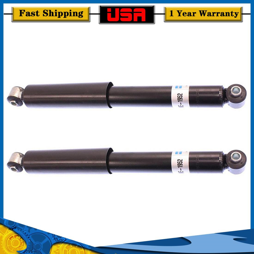 For Volvo 164 240 244 Pair Set of 2 Rear Shock Absorbers Kit Bilstein 19-019529