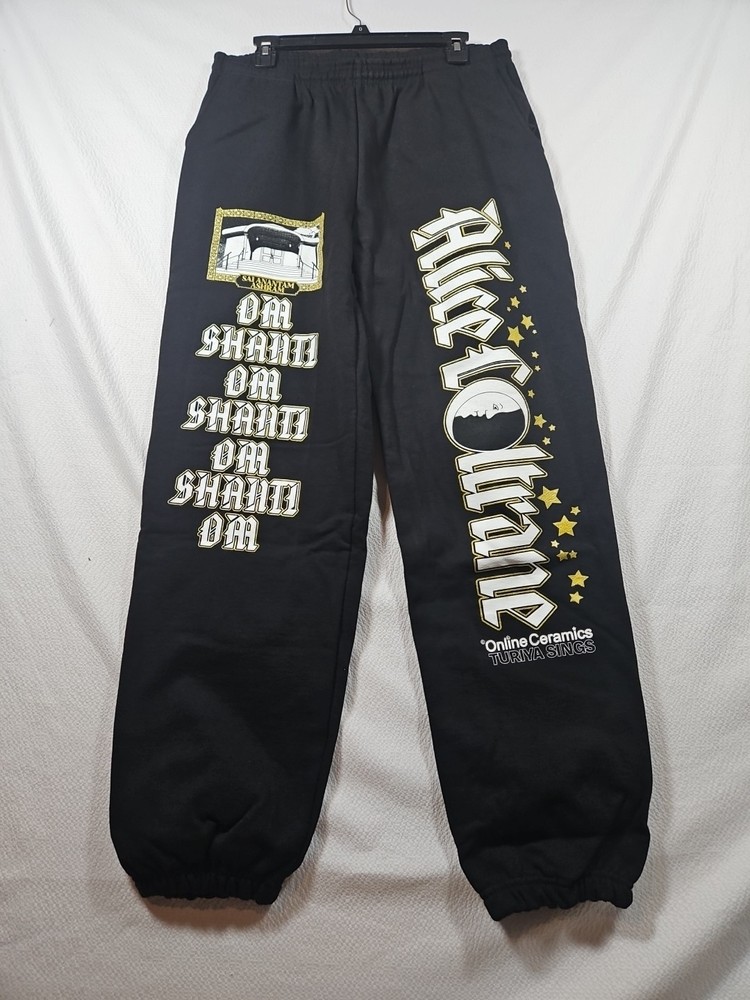 Online Ceramics Alice Coltrane Sweatpant Joggers, Black, Size XL