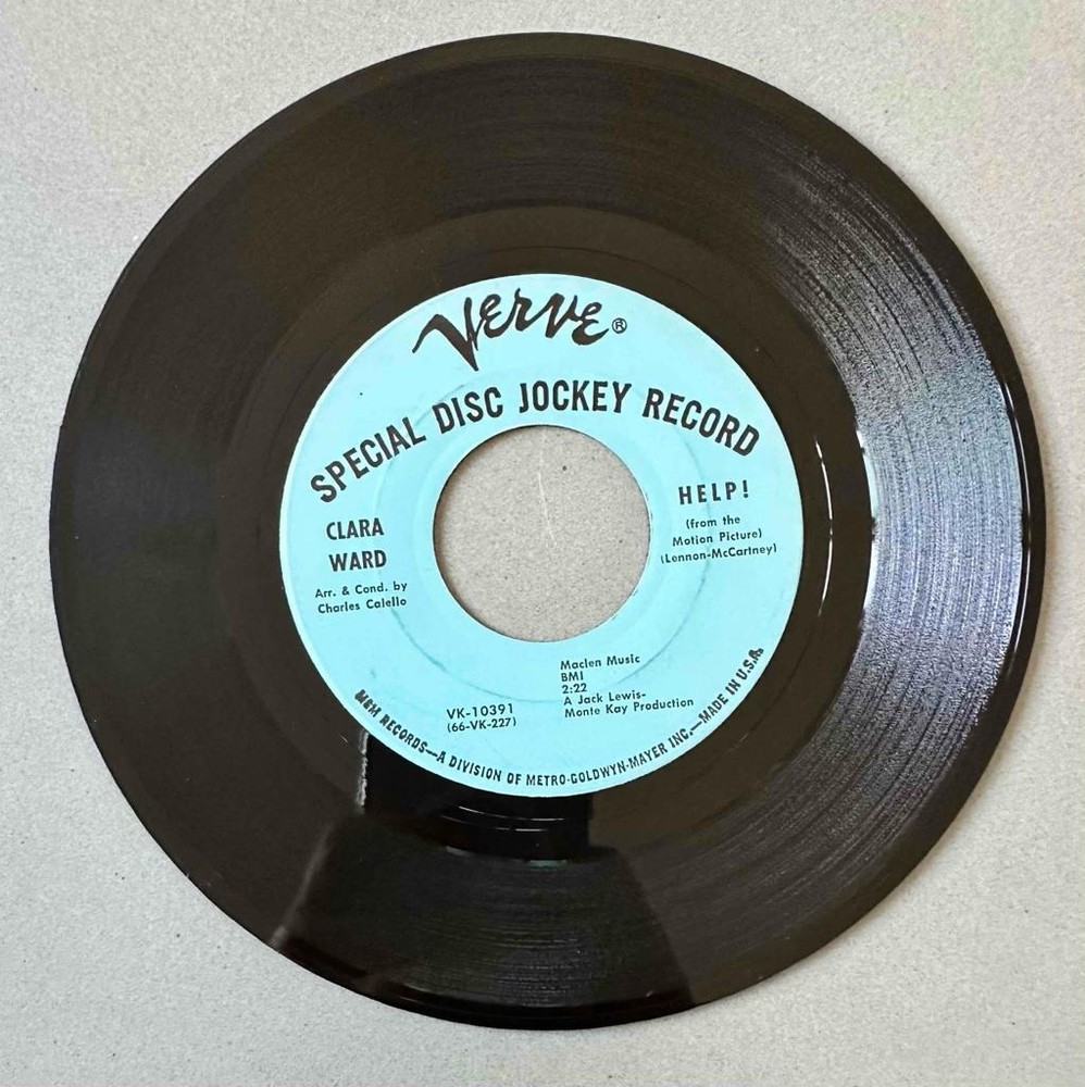 Northern Soul 45 Clara Ward - Help!/Smile * Verve Promo