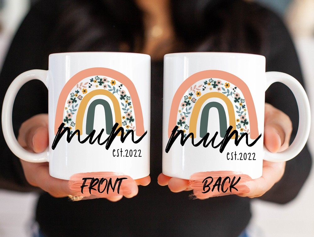 Mum Est 2022 Mug Mama Mug For Mums’ Baby Reveal Mama Coffee Mug Best Mom Ever