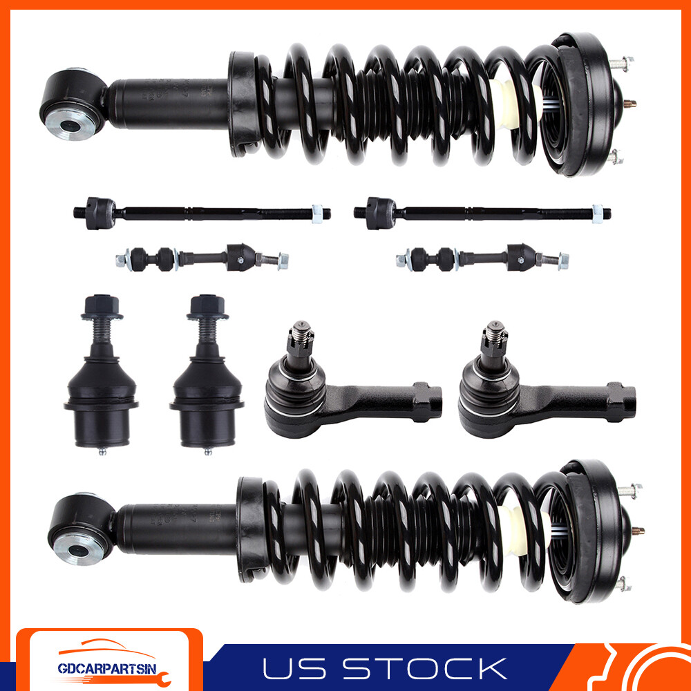 2005 Ford F-150 RWD Front Suspension Kit with Struts, Sway Links & Tie Rods