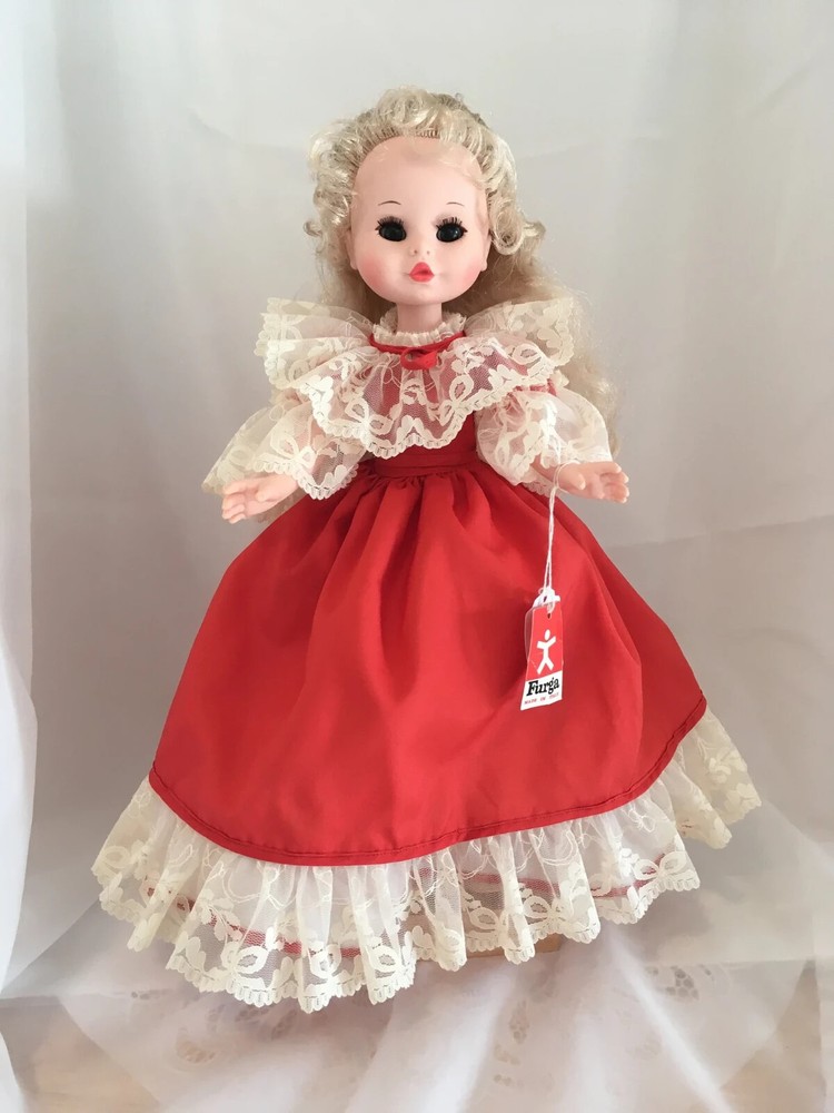 Furga doll, Tagged,  Italian bambola Play doll,  All vinyl, Rooted hair