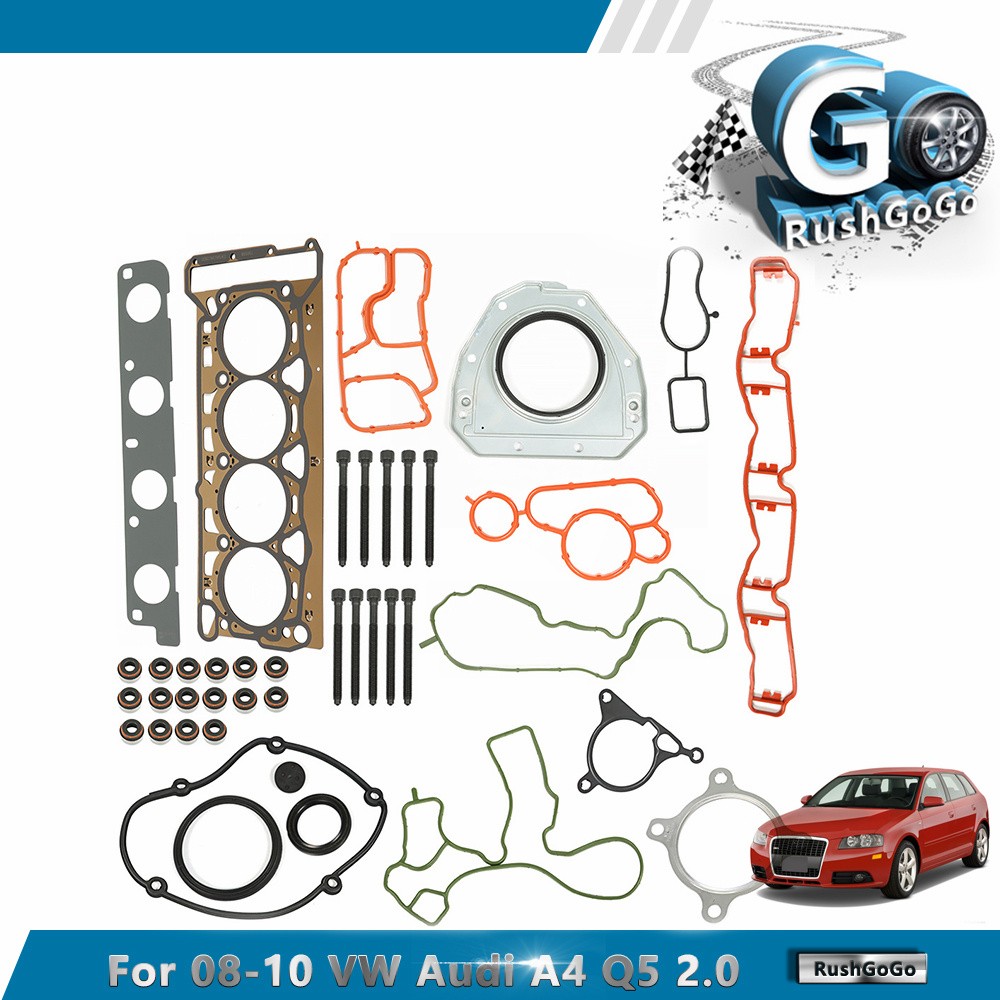 VW GTI Tiguan Audi A4 Engine Cylinder Head Gasket & Oil Seal Repair Kit
