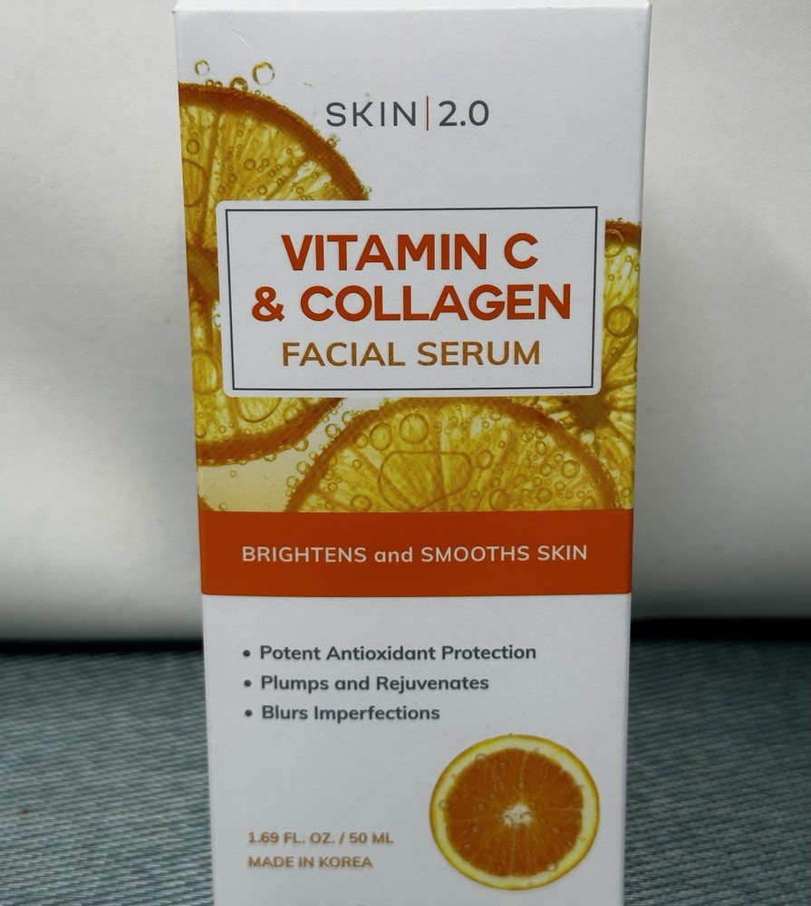 Vitamin C & Collagen Facial Serum for Bright Smooth Skin 1.69 fl oz
