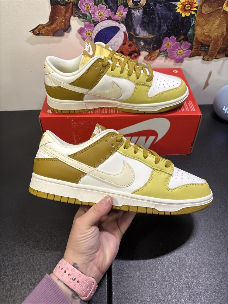 Size 9 - Men's Nike Dunk Low Retro Bronzine/Coconut Milk (FZ4042 716)