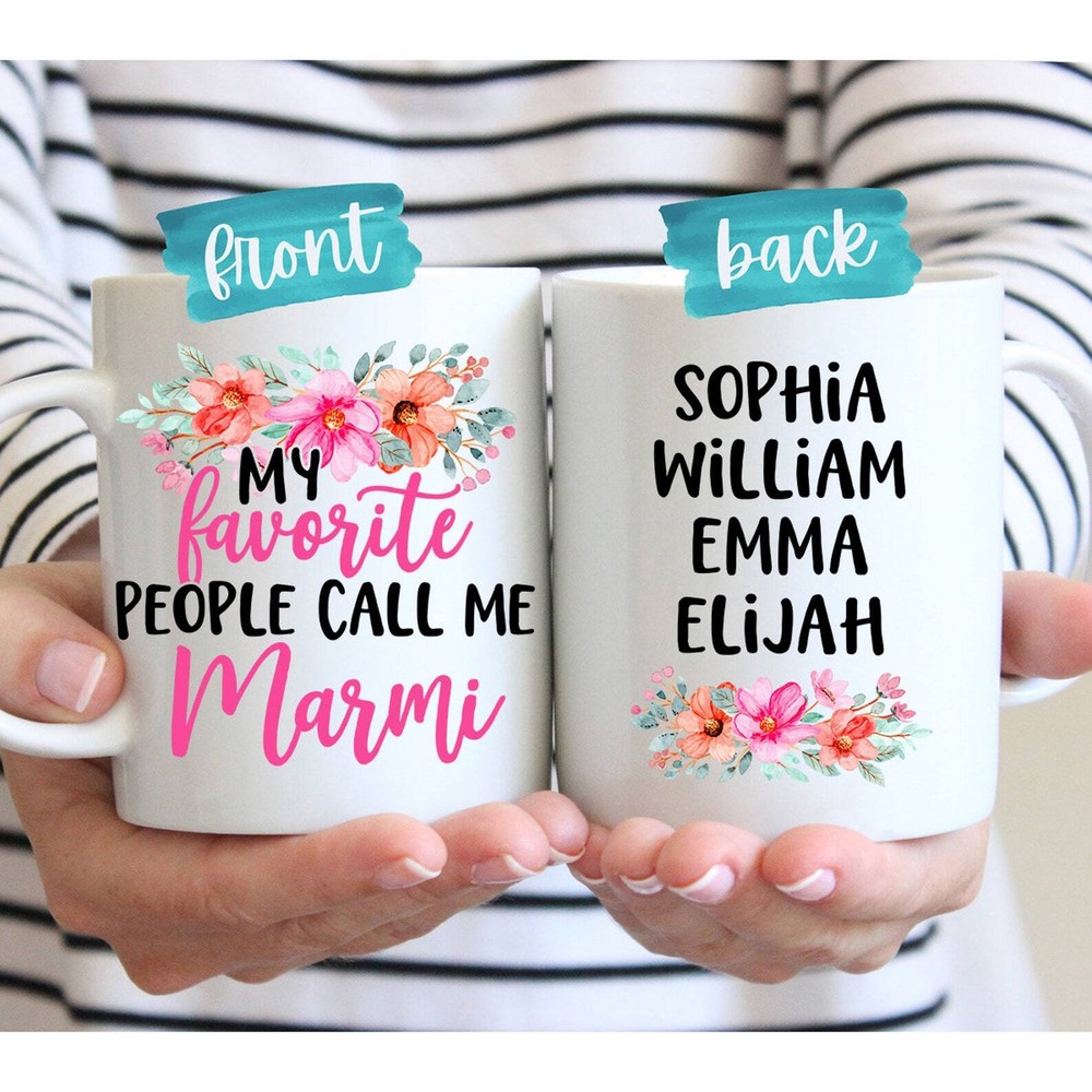 Marmi Regalo Para Marmi Regalo Navidad Marmi Taza Café Taza Personalizada Marmi Taza