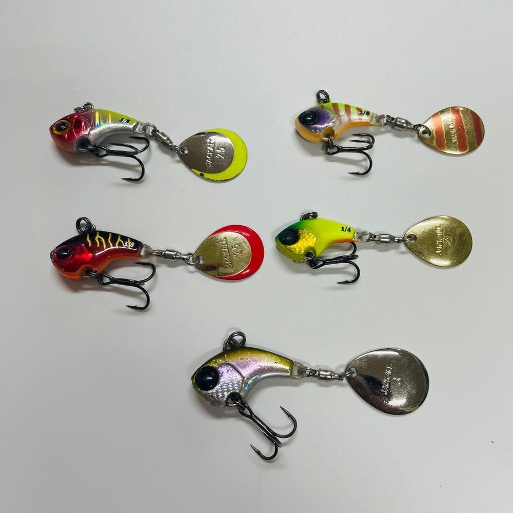 Delaku Jackall 5-Piece Lure Set - Used, Baits 1/4oz-1/2oz