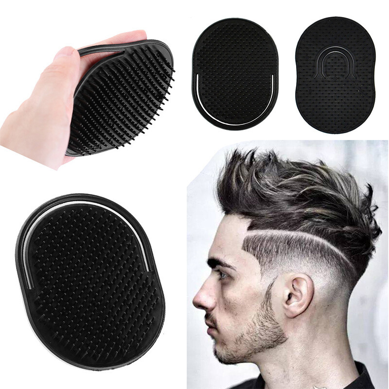 Pocket Hair Comb Brush for Men Beard Mustache Palm Scalp Massage Shampoo Travel