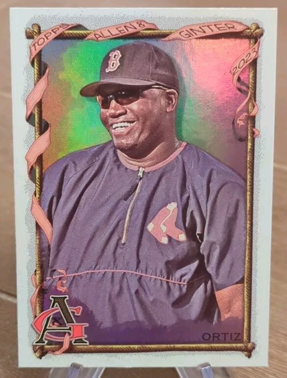 2023 Topps Allen & Ginter High Number SP Silver David Ortiz Red Sox Card