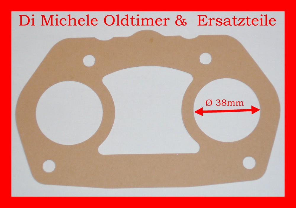 40 IDF Weber Carburetor 2X Gasket For Air Filter, Gas Ket Air Filter
