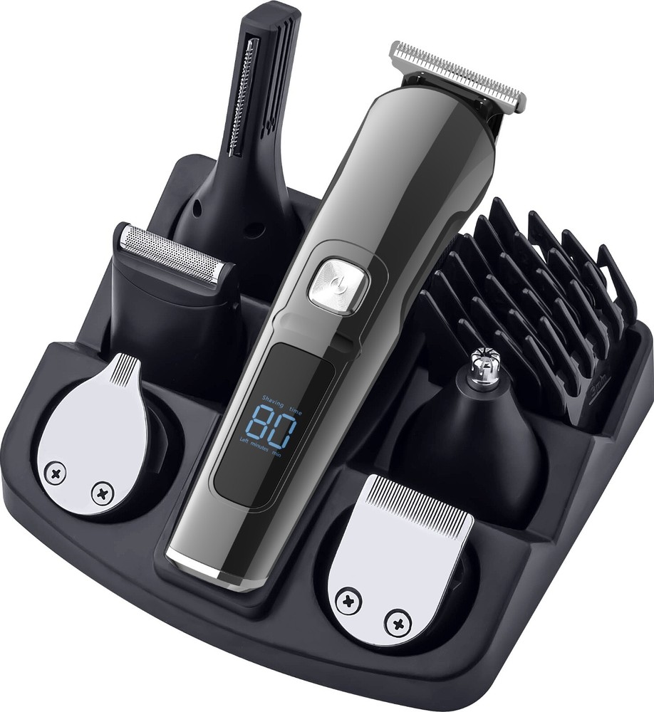 Professional Cordless Men's Hair Trimmer Clipper for Beard and Body Grooming