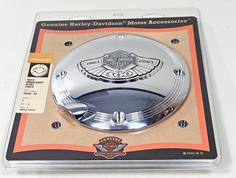 Harley-Davidson Derby Cover, 100th Anniversary  Genuine Part - NEW IN PACKAGE
