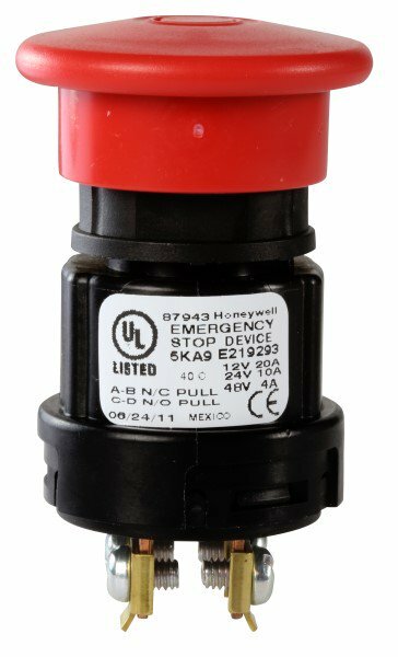 Honeywell 87943-08 Safety Emergency Stop Switch