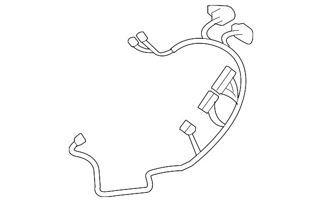 Genuine GM Harness Assembly-Front S/D Wrg 25857259