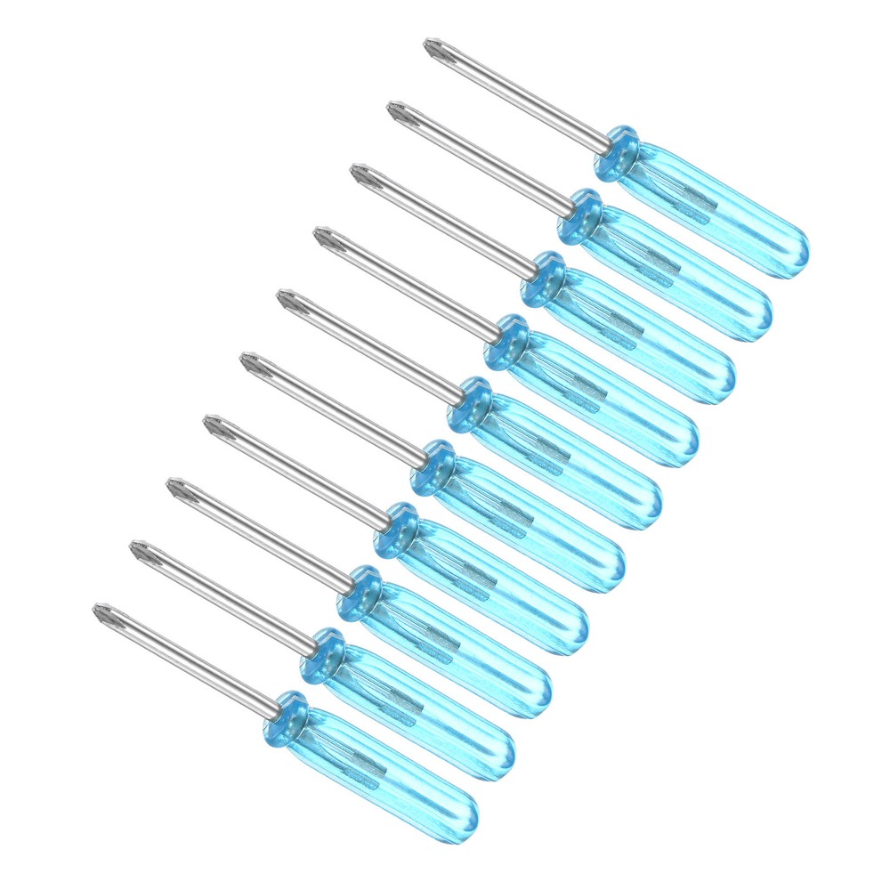 10pcs 2.0mm Phillips Screwdriver Set with Anti-Slip Handle 45mm