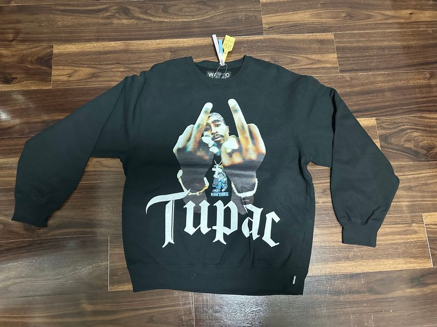 Wacko Maria Heavyweight Sweatshirt Featuring 2Pac Design in Bold Colors  