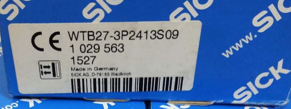 SICK WTB27-3P2413S09 Photoelectric Proximity Sensor