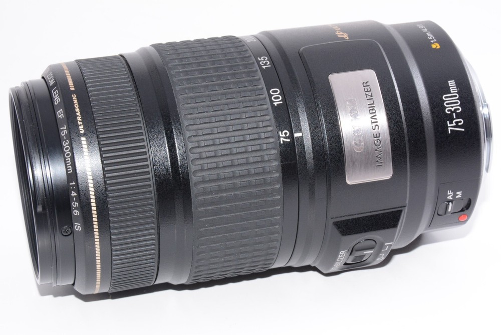 Canon 75-300mm f4-5.6 IS USM Telephoto Lens Exc+5 Condition Imported from Japan s18985  