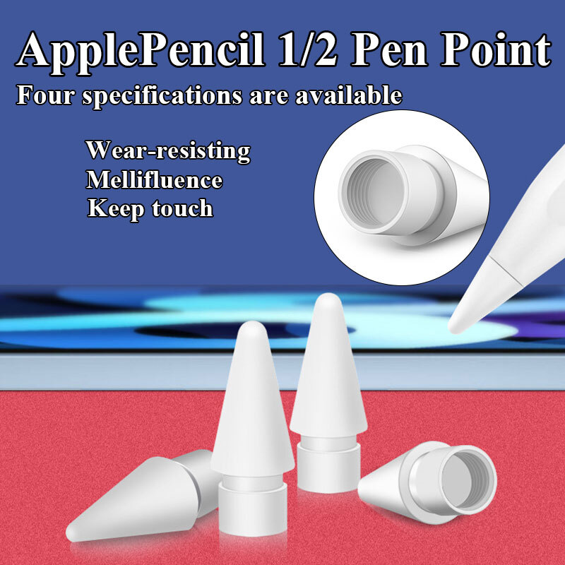 4 Pack Apple Pencil 1st & 2nd Gen Replacement Tips