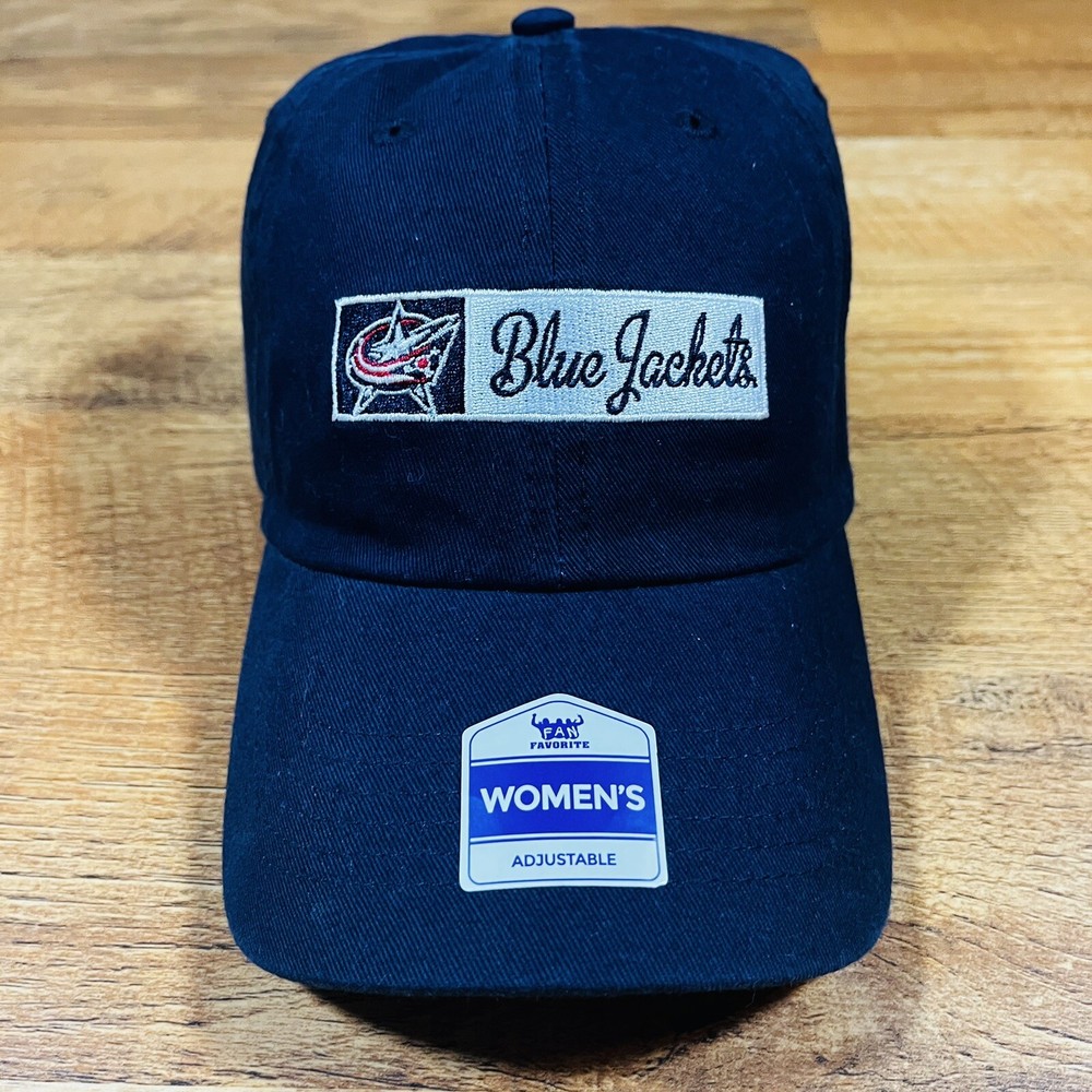 Columbus Blue Jackets Fan Favorite Women's Adjustable Strapback CBJ Cap Hat NEW