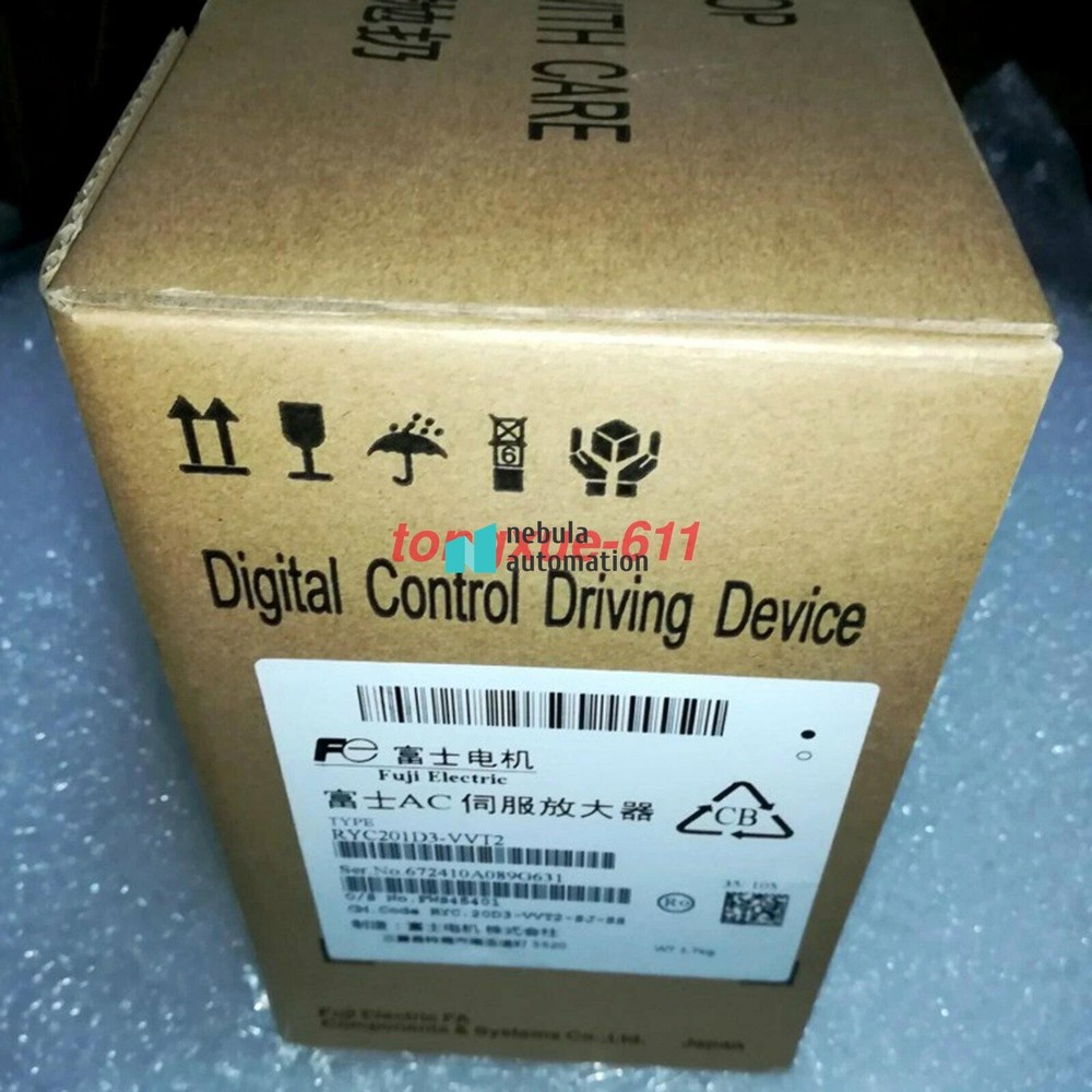 New FUJI RYC201D3-VVT2 RYC201D3VVT2 Servo Drive Via FedEx or DHL