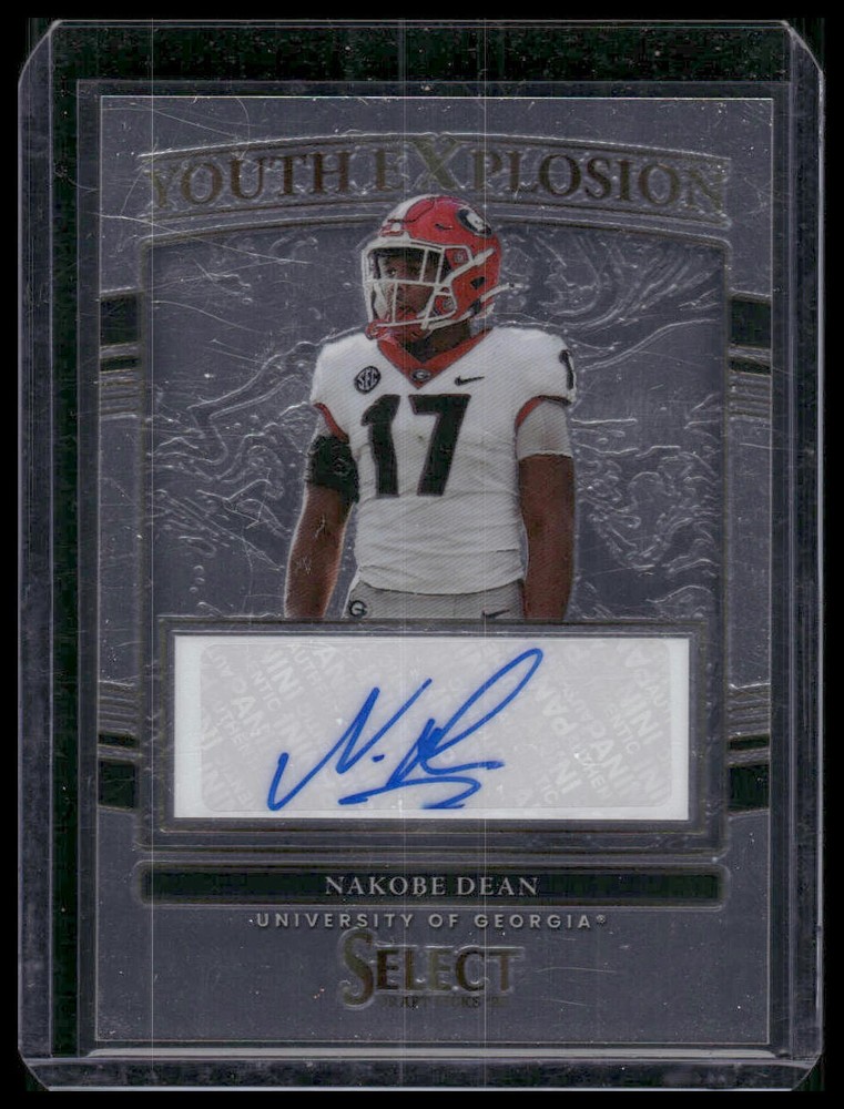 NAKOBE DEAN 2022 SELECT DRAFT PICKS AUTO YOUTH EXPLOSION GEORGIA EAGLES *CCB*