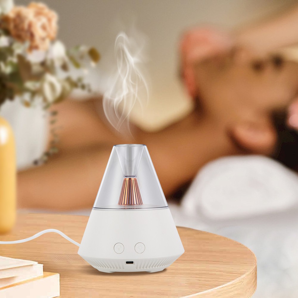 Ultrasonic Aromatherapy Humidifier with LED Lights and Essential Oil Diffuser for Home