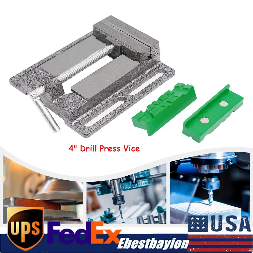 4 Mini Bench Vise Clamping Table Flat Drill Press Vice CNC Milling Machine Tool
