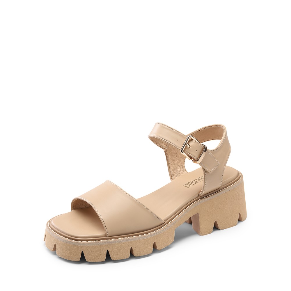 Women's Open-Toe Platform Chunky Block Heel Summer Dress Sandals