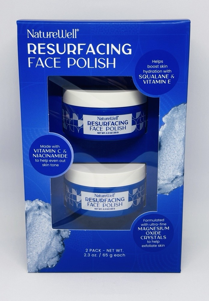 2-Pack Nature Well Ultra-Fine Face Polish 2.3 Oz Resurfacing Skincare
