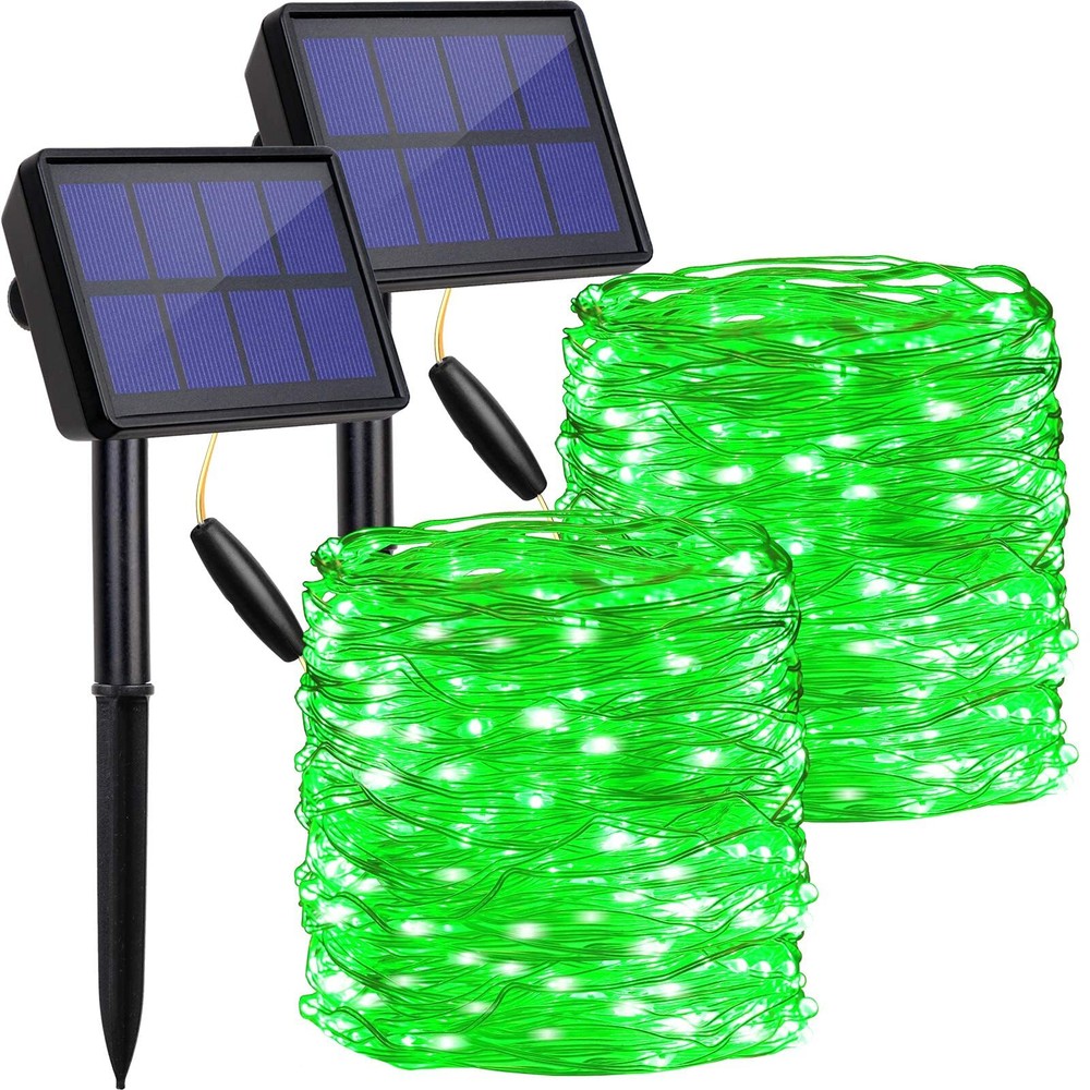 Solar String Lights Outdoor Waterproof, 2 Pack Each 72FT 200 LEDs Solar Power...
