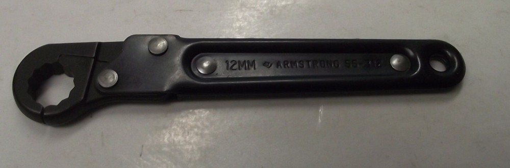 Armstrong 55-312 12 mm Ratcheting Flare Nut Wrench USA