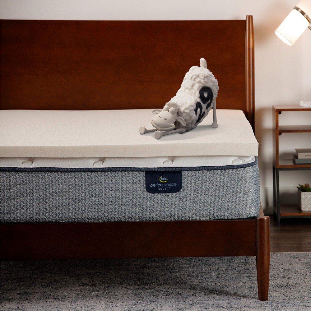 2-Inch Cooling CopperGel Memory Foam Mattress Topper for Pressure Relief - Queen Size