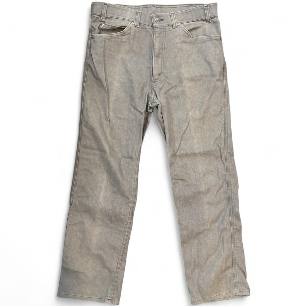 Vintage Grey Levi’s Action Jeans with a Skosh More Room 34x29 Made in USA
