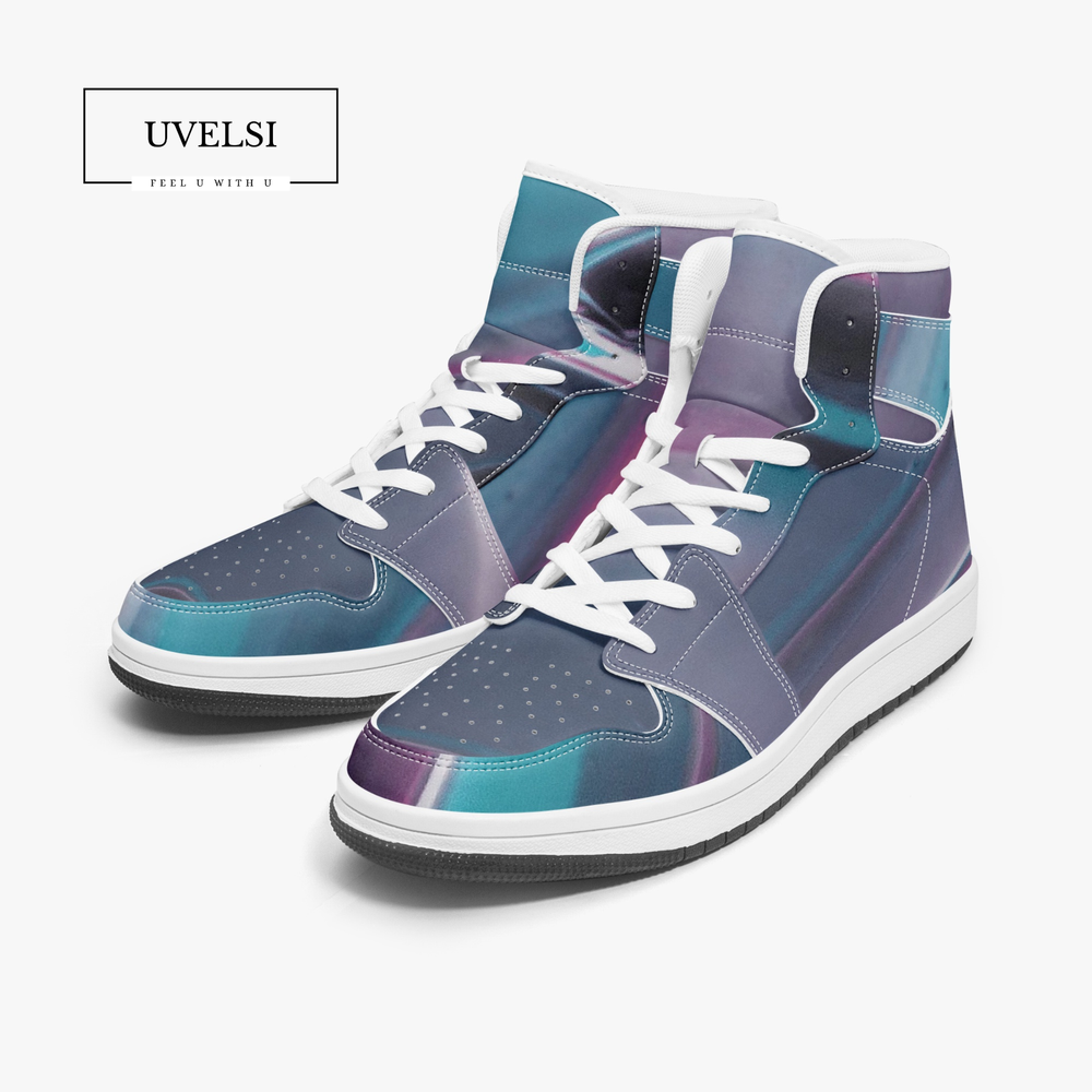 Aurora Edition UVelsi Mens High Top Sporty Sneakers USA Standard
