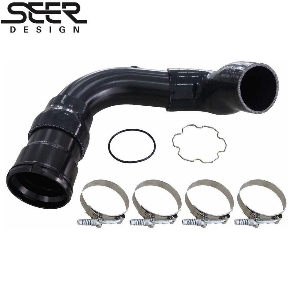 6.7L Powerstroke Black Cold Side Intercooler Pipe Upgrade 11-16 Ford Diesel