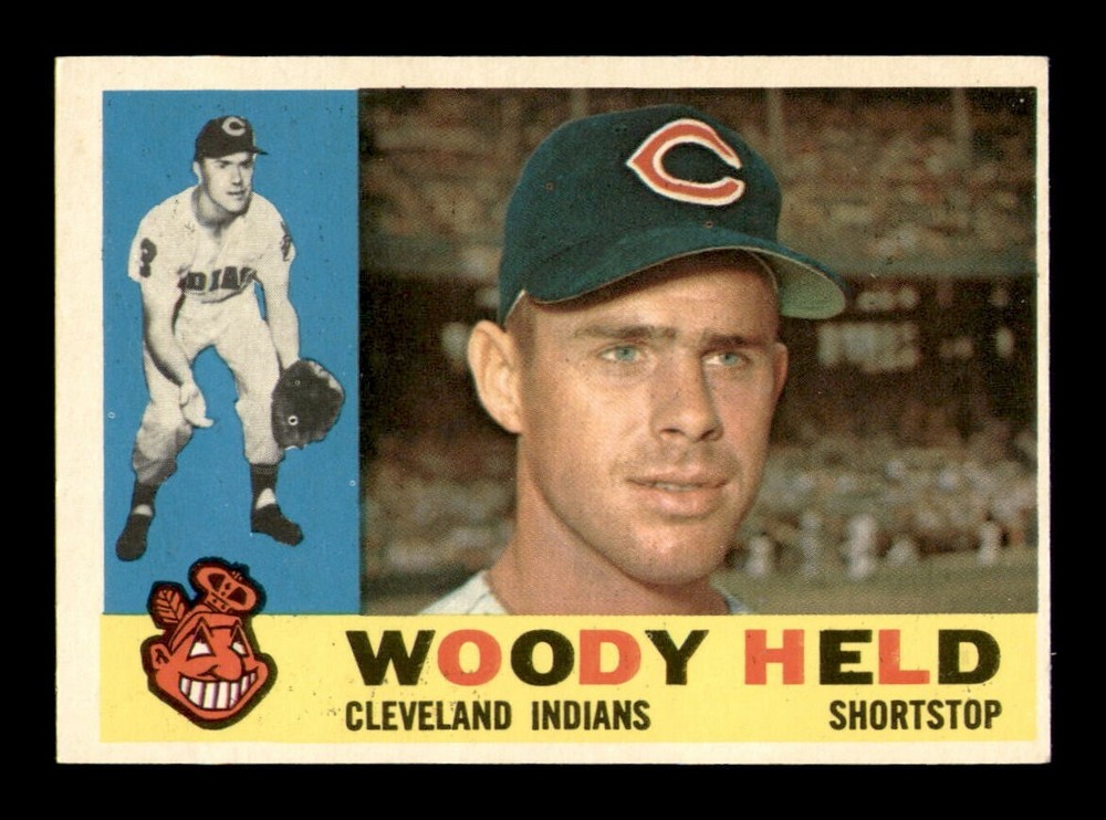 1960 Topps #178 Woodie Held NM-MT Condition OBGcards Vintage Baseball Break