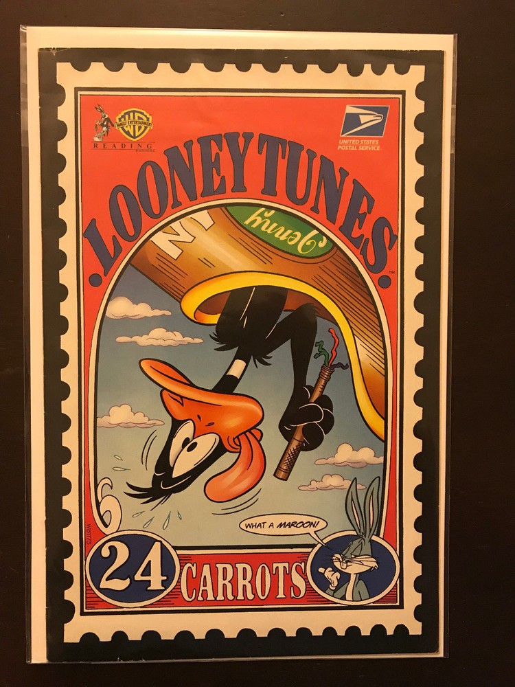 1996 Looney Tunes Post Office Comic Book with Daffy Duck Bugs Bunny Coupon-image