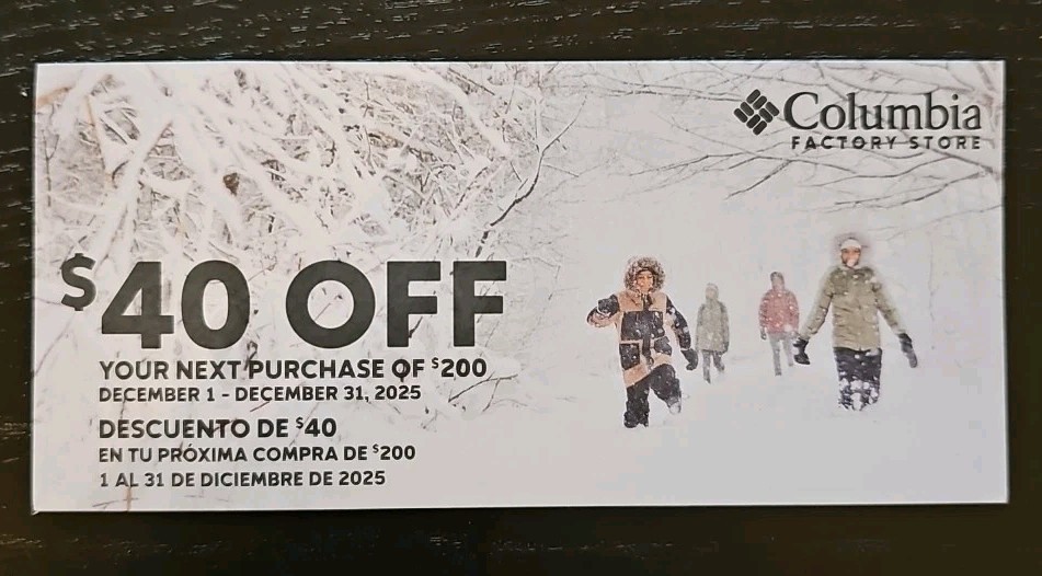 Columbia Discount Voucher-image